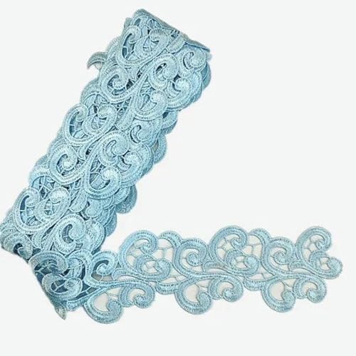 20 Yards Farbe benutzerdefinierte Stickerei Spitze Breite 8 cm Kleidung Rock Kragen dekorative Nähen-1 Yards 0267-20yards von FAQIMORAX