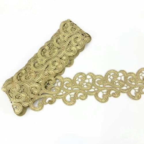 20 Yards Farbe benutzerdefinierte Stickerei Spitze Breite 8 cm Kleidung Rock Kragen dekorative Nähen-1 Yards Gold-20yards 20 Yards Farbe benutzerdefinierte Stickerei Spitze Breite 8 cm Kleidung Rock Kragen dekorative Nähen-1 Yards Gold-20yards von FAQIMORAX