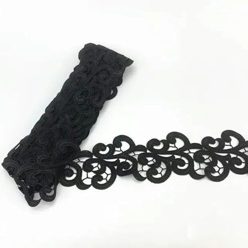 20 Yards Farbe benutzerdefinierte Stickerei Spitze Breite 8 cm Kleidung Rock Kragen dekorative Nähen-1 Yards Schwarz-20yards 20 Yards Farbe benutzerdefinierte Stickerei Spitze Breite 8 cm Kleidung Rock Kragen dekorative Nähen-1 Yards Schwarz-20yards von FAQIMORAX
