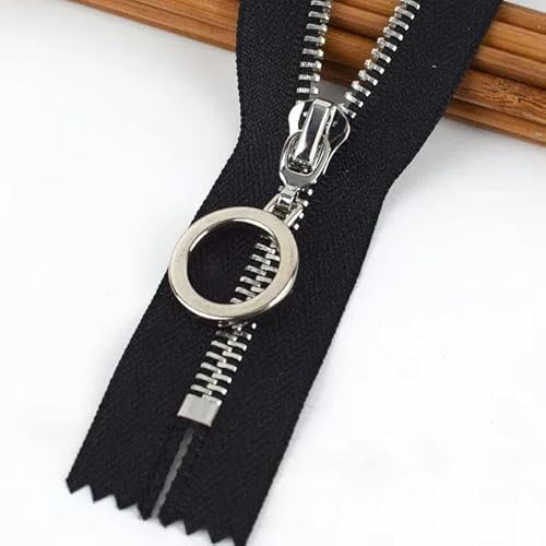 5/10 Stück 20 cm 5# Metallreißverschluss, geschlossen, DIY-Tasche, Geldbörse, Kleidungsstück, Nähen, Schneiderzubehör, schwarze Reißverschlüsse, 15-schwarz, 10 Stück, 20 cm 5/10 Stück 20 cm 5# Metallreißverschluss, geschlossen, DIY-Tasche, Geldbörse, Kleidungsstück, Nähen, Schneiderzubehör, schwarze Reißverschlüsse, 15-schwarz, 10 Stück, 20 cm von FAQIMORAX