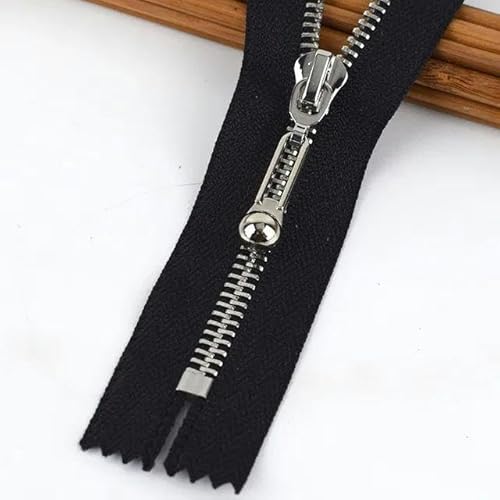 5/10 Stück 20 cm 5# Metallreißverschluss, geschlossen, DIY-Tasche, Geldbörse, Kleidungsstück, Nähen, Schneiderzubehör, schwarze Reißverschlüsse, 16-schwarz, 10 Stück, 20 cm 5/10 Stück 20 cm 5# Metallreißverschluss, geschlossen, DIY-Tasche, Geldbörse, Kleidungsstück, Nähen, Schneiderzubehör, schwarze Reißverschlüsse, 16-schwarz, 10 Stück, 20 cm von FAQIMORAX