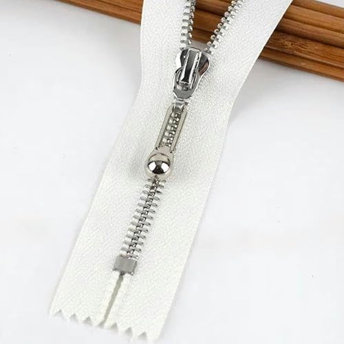 5/10 Stück 20 cm 5# Metallreißverschluss, geschlossen, DIY-Tasche, Geldbörse, Kleidungsstück, Nähen, Schneiderzubehör, schwarze Reißverschlüsse, 16-weiß, 5 Stück, 20 cm 5/10 Stück 20 cm 5# Metallreißverschluss, geschlossen, DIY-Tasche, Geldbörse, Kleidungsstück, Nähen, Schneiderzubehör, schwarze Reißverschlüsse, 16-weiß, 5 Stück, 20 cm von FAQIMORAX