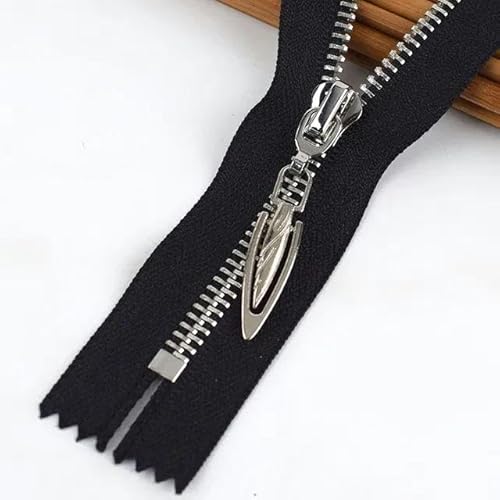 5/10 Stück 20 cm 5# Metallreißverschluss, geschlossen, DIY-Tasche, Geldbörse, Kleidungsstück, Nähen, Schneiderzubehör, schwarze Reißverschlüsse, 4-schwarz, 10 Stück, 20 cm 5/10 Stück 20 cm 5# Metallreißverschluss, geschlossen, DIY-Tasche, Geldbörse, Kleidungsstück, Nähen, Schneiderzubehör, schwarze Reißverschlüsse, 4-schwarz, 10 Stück, 20 cm von FAQIMORAX