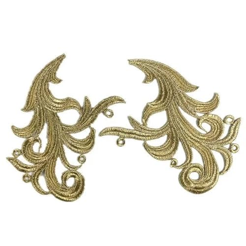 5 Paar Schwarz Orange Spitze Nähen Kleid Applikation Patch/Gemischt - 5 Paar Golden-5 Paar 5 Paar Schwarz Orange Spitze Nähen Kleid Applikation Patch/Gemischt - 5 Paar Golden-5 Paar von FAQIMORAX