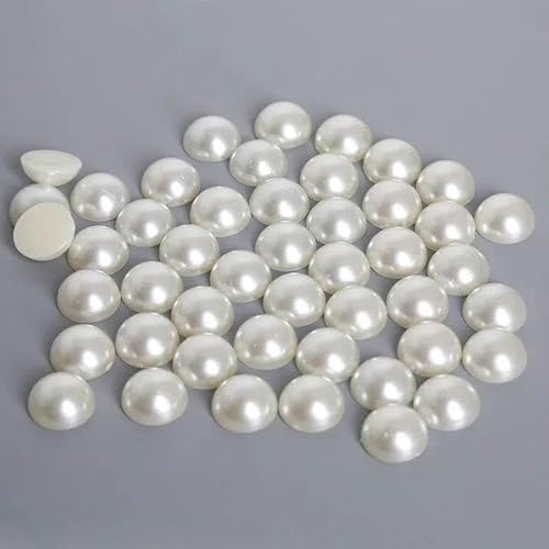 50–1000 Stück runde Acryl-Imitationsperlen mit flacher Rückseite für Nagelkunst, DIY-Schrottbuch-Dekoration, Elfenbein, 0,4 cm, 500 Stück 50–1000 Stück runde Acryl-Imitationsperlen mit flacher Rückseite für Nagelkunst, DIY-Schrottbuch-Dekoration, Elfenbein, 0,4 cm, 500 Stück von FAQIMORAX