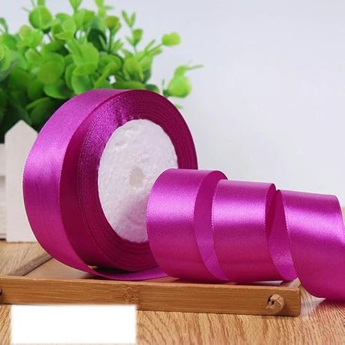 6-10-12-15-20-25-40-50 mm silbergraues Satinband, 22 Meter/Rolle, für Geburtstagspartys, Geschenkband, Rose, 6 mm von FAQIMORAX