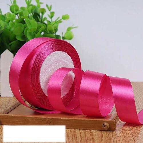 6-10-12-15-20-25-40-50 mm silbergraues Satinband, 22 m/Rolle, für Geburtstagspartys, Geschenkband, Rosenrot, 12 mm 6-10-12-15-20-25-40-50 mm silbergraues Satinband, 22 m/Rolle, für Geburtstagspartys, Geschenkband, Rosenrot, 12 mm von FAQIMORAX