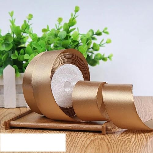 Einseitiges Satinband für Party-Dekoration, Einladungen, Karten, Geschenkband, 40 mm, Hellbraun, 40 mm Einseitiges Satinband für Party-Dekoration, Einladungen, Karten, Geschenkband, 40 mm, Hellbraun, 40 mm von FAQIMORAX