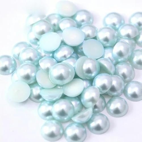 FAQIMORAX 2–1,4 cm runde Acryl-Imitation, flache Rückseite, Perlen, DIY-Dekoration, Nagelkunst, Schmuckzubehör, blau, 1,4 cm, 50 Stück FAQIMORAX 2–1,4 cm runde Acryl-Imitation, flache Rückseite, Perlen, DIY-Dekoration, Nagelkunst, Schmuckzubehör, blau, 1,4 cm, 50 Stück von FAQIMORAX