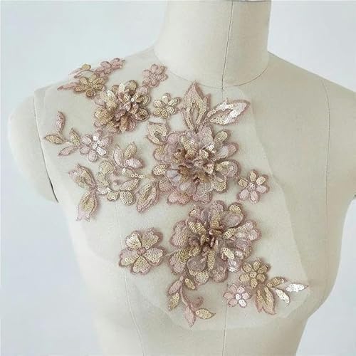 Gold Ausschnitt Kragen Spitze Patches Stickerei für Applikationen Dekoration DIY-Style21-1 Stück Gold Ausschnitt Kragen Spitze Patches Stickerei für Applikationen Dekoration DIY-Style21-1 Stück von FAQIMORAX