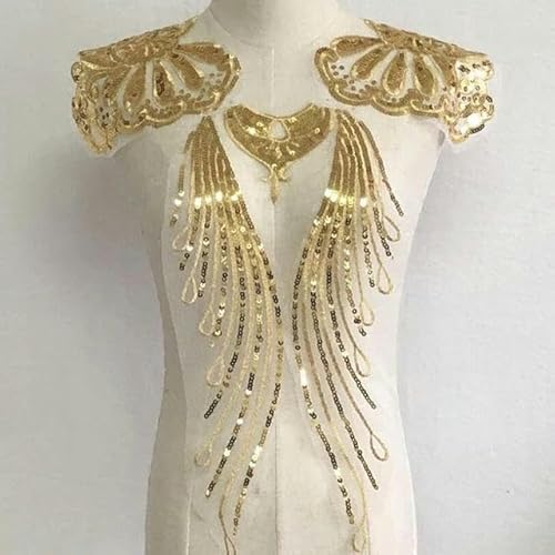 Goldener Halsausschnitt Kragen Spitze Patches Stickerei für Applikationen Dekoration DIY Stil 13-1 Stück Goldener Halsausschnitt Kragen Spitze Patches Stickerei für Applikationen Dekoration DIY Stil 13-1 Stück von FAQIMORAX