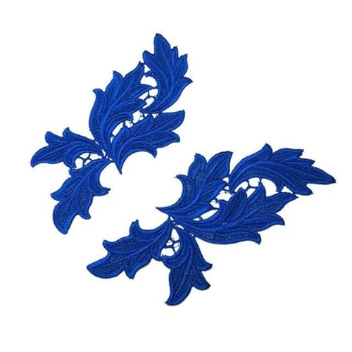 Goldfarbene Blumenstickerei-Aufnäher, Spitzenapplikation, Kleid, formelles Kleid, Zubehör, 23 x 9 cm, 5 Paar, Königsblau, 5 Paar Goldfarbene Blumenstickerei-Aufnäher, Spitzenapplikation, Kleid, formelles Kleid, Zubehör, 23 x 9 cm, 5 Paar, Königsblau, 5 Paar von FAQIMORAX