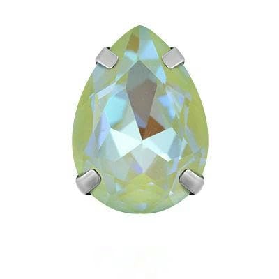 Kristall-Tropfen-Glas-Strasssteine, bunt, zum Aufnähen mit silberner Klaue, Weihnachtsdekoration für Kleidung, Peridot, 13 x 18 mm, 5 Stück Kristall-Tropfen-Glas-Strasssteine, bunt, zum Aufnähen mit silberner Klaue, Weihnachtsdekoration für Kleidung, Peridot, 13 x 18 mm, 5 Stück von FAQIMORAX