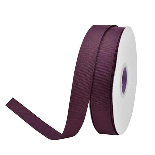 Ripsband, 6, 9, 13, 16, 25, 38 mm, 22 Meter/Rolle, 1/4 Zoll, 3/8 Zoll, 1/2 Zoll, 5/8 Zoll, 1 Zoll, 3,8 cm, Burgunderrot 277–38 mm von FAQIMORAX