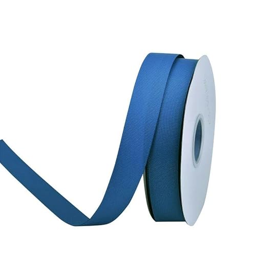 Ripsband, 6, 9, 13, 16, 25, 38 mm, 22 Meter/Rolle, 1/4 Zoll, 3/8 Zoll, 1/2 Zoll, 5/8 Zoll, 1 Zoll, 3,8 cm, Königsblau, 350–38 mm von FAQIMORAX