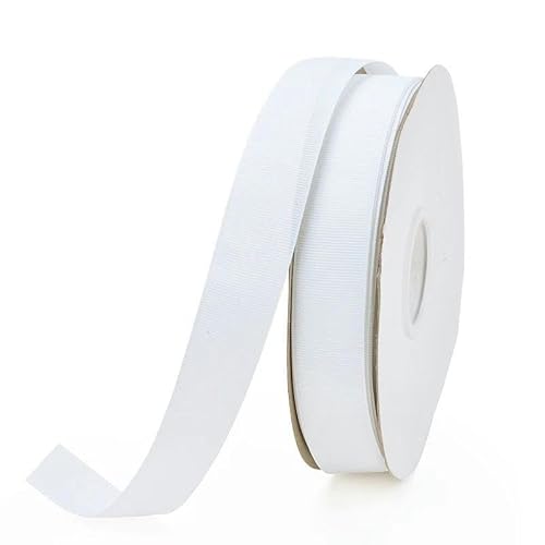 Ripsband, 6, 9, 13, 16, 25, 38 mm, 22 Meter/Rolle, 1/4 Zoll, 3/8 Zoll, 1/2 Zoll, 5/8 Zoll, 1 Zoll, 3,8 cm, Weiß, 029–25 mm Ripsband, 6, 9, 13, 16, 25, 38 mm, 22 Meter/Rolle, 1/4 Zoll, 3/8 Zoll, 1/2 Zoll, 5/8 Zoll, 1 Zoll, 3,8 cm, Weiß, 029–25 mm von FAQIMORAX