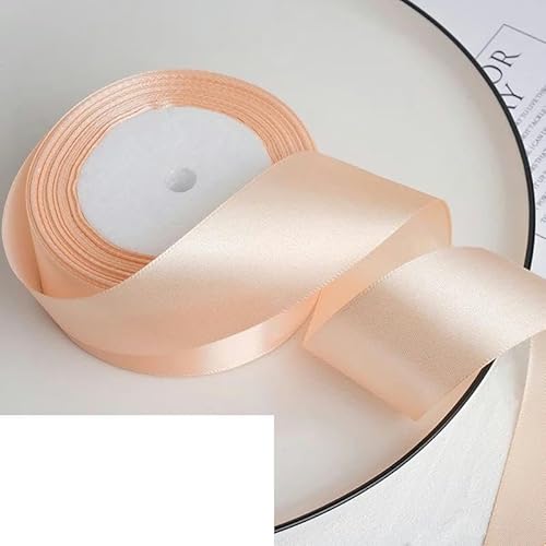 Satinband, 22 m/Rolle, 4 cm, zum Basteln, für Geburtstagspartys, Rosa, 22,7 m Länge Satinband, 22 m/Rolle, 4 cm, zum Basteln, für Geburtstagspartys, Rosa, 22,7 m Länge von FAQIMORAX