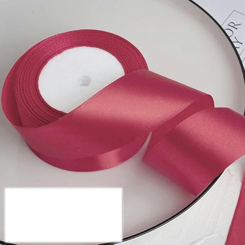 Satinband, 4 cm, für Geburtstagsparty, Verpackung, Wassermelonenrot, 22,7 m Länge Satinband, 4 cm, für Geburtstagsparty, Verpackung, Wassermelonenrot, 22,7 m Länge von FAQIMORAX
