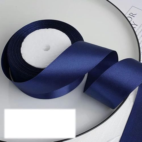 Satinband, 4 cm, für Geburtstagspartys, Marineblau, 22,7 m Länge Satinband, 4 cm, für Geburtstagspartys, Marineblau, 22,7 m Länge von FAQIMORAX
