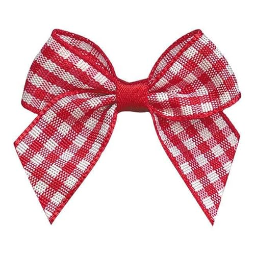 Schleifenbänder, Breite 45 mm ± 3 mm, Höhe 36 mm ± 3 mm, 200 Stück/Beutel, Band für DIY-Dekoration, Kinderkleidung, Zubehör, Gingham A033, Breite 45 mm, Höhe 36 mm Schleifenbänder, Breite 45 mm ± 3 mm, Höhe 36 mm ± 3 mm, 200 Stück/Beutel, Band für DIY-Dekoration, Kinderkleidung, Zubehör, Gingham A033, Breite 45 mm, Höhe 36 mm von FAQIMORAX