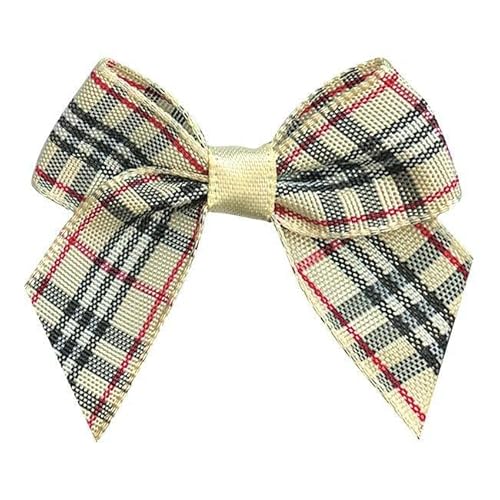 Schleifenbänder, Breite 45 mm ± 3 mm, Höhe 36 mm ± 3 mm, 200 Stück/Beutel, Band für DIY-Dekoration, Kinderkleidung, Zubehör, Gingham B004, Breite 45 mm, Höhe 36 mm Schleifenbänder, Breite 45 mm ± 3 mm, Höhe 36 mm ± 3 mm, 200 Stück/Beutel, Band für DIY-Dekoration, Kinderkleidung, Zubehör, Gingham B004, Breite 45 mm, Höhe 36 mm von FAQIMORAX
