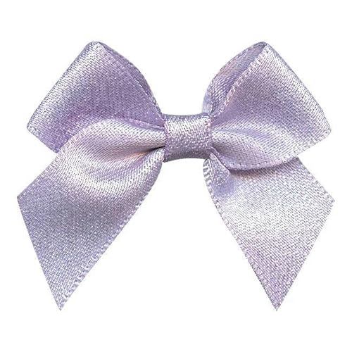 Schleifenbänder, Breite 45 mm ± 3 mm, Höhe 36 mm ± 3 mm, 200 Stück/Beutel, Band für DIY-Dekoration, Kinderkleidung, Zubehör, Silber, Lila, 430 x 45 mm x 36 mm Schleifenbänder, Breite 45 mm ± 3 mm, Höhe 36 mm ± 3 mm, 200 Stück/Beutel, Band für DIY-Dekoration, Kinderkleidung, Zubehör, Silber, Lila, 430 x 45 mm x 36 mm von FAQIMORAX