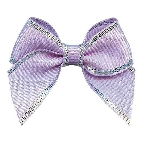 Schleifenbänder, Breite 45 mm ± 3 mm, Höhe 36 mm ± 3 mm, 200 Stück/Beutel, Band für DIY-Dekoration, Kinderkleidung, Zubehör, Silberrand, 430 x 45 x 36 mm Schleifenbänder, Breite 45 mm ± 3 mm, Höhe 36 mm ± 3 mm, 200 Stück/Beutel, Band für DIY-Dekoration, Kinderkleidung, Zubehör, Silberrand, 430 x 45 x 36 mm von FAQIMORAX