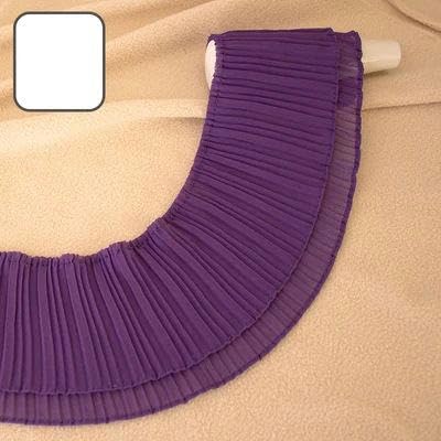Yards, einlagige, doppellagige Chiffon-Faltenspitze mit Perlen, 11 cm, 15 Farben zur Auswahl, doppellagig, 2 Yards Yards, einlagige, doppellagige Chiffon-Faltenspitze mit Perlen, 11 cm, 15 Farben zur Auswahl, doppellagig, 2 Yards von FAQIMORAX