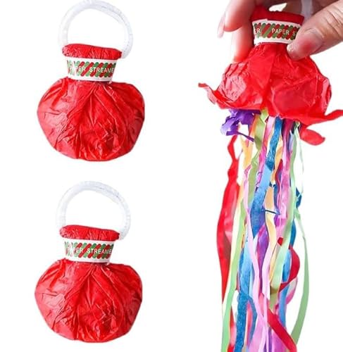 12 Stück Buntes Luftschlangen Werfen, Handwurf Luftschlangen Poppers Streamer Kein Chaos Konfetti Crackers Poppers Streamers Papierdekor für Party Neujahr Hochzeits Festival 12 Stück Buntes Luftschlangen Werfen, Handwurf Luftschlangen Poppers Streamer Kein Chaos Konfetti Crackers Poppers Streamers Papierdekor für Party Neujahr Hochzeits Festival von FAREASTSHOP