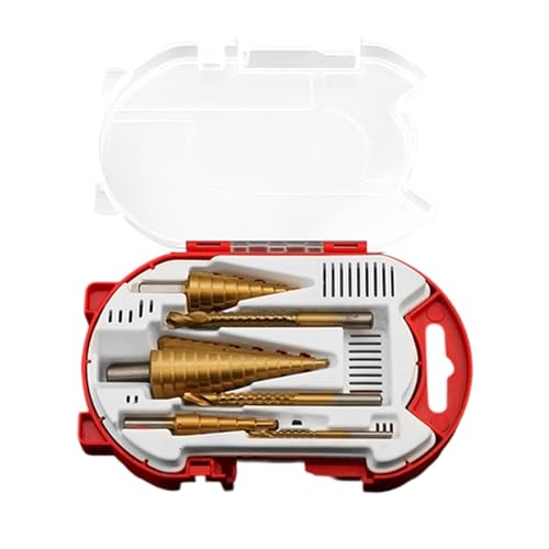 6-teiliges Präzisionslochbohrer-Set aus Hochgeschwindigkeitsstahl, Stufen- und Dreh-Bit-Set für Metall, Holz, Werkstatt, Multi-Bohrer-Set 6-teiliges Präzisionslochbohrer-Set aus Hochgeschwindigkeitsstahl, Stufen- und Dreh-Bit-Set für Metall, Holz, Werkstatt, Multi-Bohrer-Set von FARMENNI