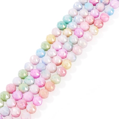 FASHEWELRY Facettierte Glasperlen für Schmuckherstellung, Briolette, facettierte Perlen, Freundschaftsarmband-Set, Edelstein-Kristallperlen für Armbänder, Halsketten, Ohrringe, Schmuckherstellung, 7–8 FASHEWELRY Facettierte Glasperlen für Schmuckherstellung, Briolette, facettierte Perlen, Freundschaftsarmband-Set, Edelstein-Kristallperlen für Armbänder, Halsketten, Ohrringe, Schmuckherstellung, 7–8 von FASHEWELRY