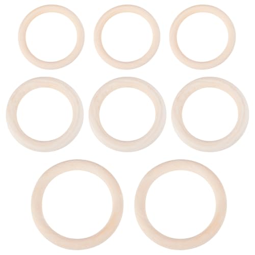 FASHEWELRY Holzringe, 80 mm/96 mm/118 mm, unlackiert, Naturholzring, Holzschlaufe, Makramee-Ringe für Bastelarbeiten, hängende Ornamente, Heimdekoration, 10 Stück FASHEWELRY Holzringe, 80 mm/96 mm/118 mm, unlackiert, Naturholzring, Holzschlaufe, Makramee-Ringe für Bastelarbeiten, hängende Ornamente, Heimdekoration, 10 Stück von FASHEWELRY