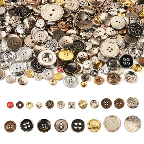 FASHEWELRY Kunstharzknöpfe, 7–25 mm, bunt, 2 Löcher, 4 Löcher, für Heimwerker, Stricken, Häkeln, Basteln, handgefertigt, bunt, 400–600 Stück FASHEWELRY Kunstharzknöpfe, 7–25 mm, bunt, 2 Löcher, 4 Löcher, für Heimwerker, Stricken, Häkeln, Basteln, handgefertigt, bunt, 400–600 Stück von FASHEWELRY