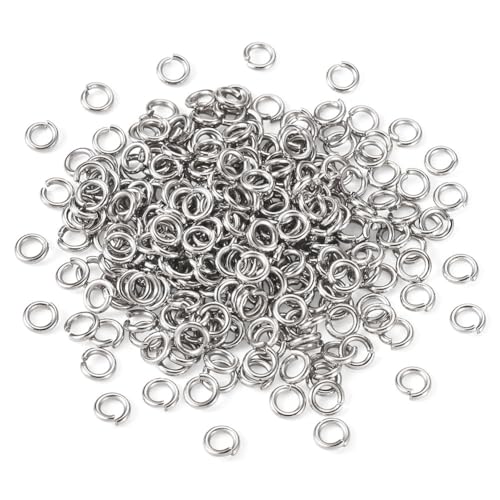 FASHEWELRY Offene Binderinge aus Edelstahl, 5 mm, Mini-Kettennetz-Ringe für Schmuckherstellung, Schmuck-Lötset, Armband, Ohrringe, Halskette, Bastelarbeiten, 2500 Stück FASHEWELRY Offene Binderinge aus Edelstahl, 5 mm, Mini-Kettennetz-Ringe für Schmuckherstellung, Schmuck-Lötset, Armband, Ohrringe, Halskette, Bastelarbeiten, 2500 Stück von FASHEWELRY