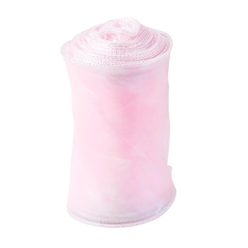FASHEWELRY Schillerndes Organzaband, 100 mm, durchscheinendes Chiffonband für Blumenstrauß, Geschenkverpackung, Hochzeit, Party, Dekoration, Kleidungszubehör, 13,7 m von FASHEWELRY