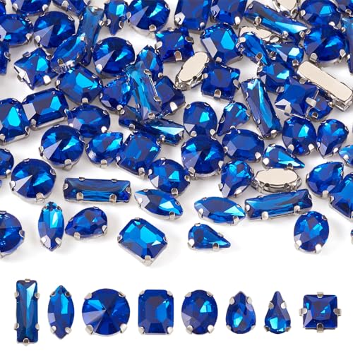 FASHEWELRY Strasssteine zum Aufnähen, Grüne facettierte Glas-Strasssteine, gemischte Formen, zum Aufnähen auf Kristall-Edelsteine mit Metallklaue, für Schmuck, Handwerk, Kleidung, Schuhe, Kostüme FASHEWELRY Strasssteine zum Aufnähen, Grüne facettierte Glas-Strasssteine, gemischte Formen, zum Aufnähen auf Kristall-Edelsteine mit Metallklaue, für Schmuck, Handwerk, Kleidung, Schuhe, Kostüme von FASHEWELRY