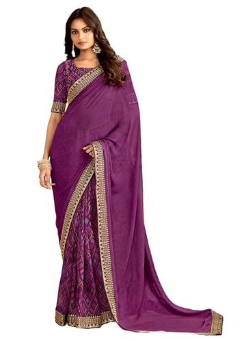 Damen Schweres Georgette-Muster mit Stickerei Bordüre Arbeit Bollywood Wear Suit 13894 (1) von FASHION BAZAR 365
