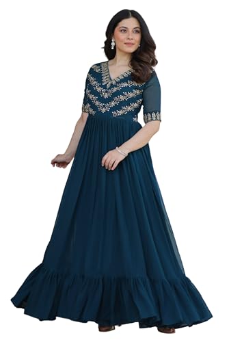 Indische Kunstpailletten, Multithread-Perlen, bestickter Arbeitsanzug, 15516 (2, 40) von FASHION BAZAR 365