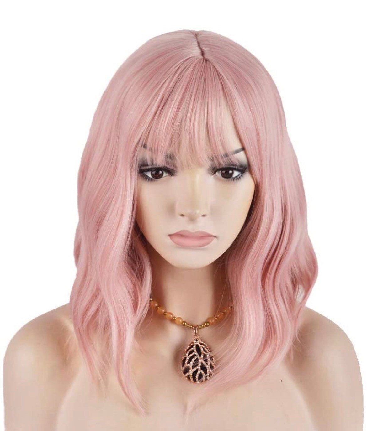 Illiana 14" Rosa Vollmütze Perücke Neu von FASHIONDEITYHAIR