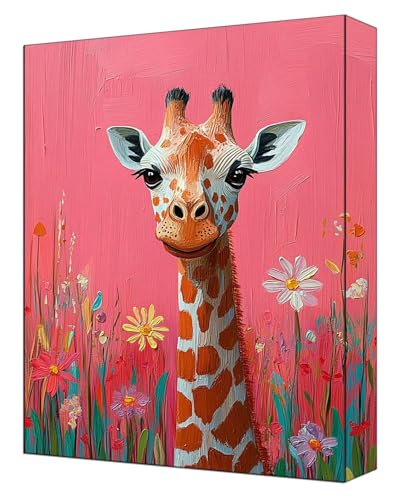 Malen Nach Zahlen Erwachsene Blumen, DIY Malen Nach Zahlen Kinder ab 7 Mit Pinsels und Acrylfarbe, Hobby Erwachsene Kreativ, Knitterfreie Leinwand Kit Als Geschenke, Ohne Rahmen 40 x 55cm Reh G-332 von FASLQQAA