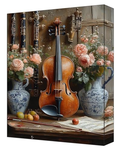 Malen Nach Zahlen Erwachsene Blumen, DIY Malen Nach Zahlen Kinder ab 7 Mit Pinsels und Acrylfarbe, Hobby Erwachsene Kreativ, Knitterfreie Leinwand Kit Ohne Rahmen Wanddeko 100 x 135cm Violine G-360 von FASLQQAA