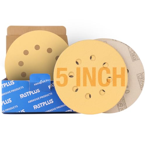 5 Zoll 8 Loch Schleifpapier Klettverschluss 120 Körnung Gold Schleifscheiben Aluminiumoxid Schleifpapierscheibe 50 Stück Exzenterschleifpapier für die Automobil und Holzbearbeitung 5 Zoll 8 Loch Schleifpapier Klettverschluss 120 Körnung Gold Schleifscheiben Aluminiumoxid Schleifpapierscheibe 50 Stück Exzenterschleifpapier für die Automobil und Holzbearbeitung von FASTPLUS