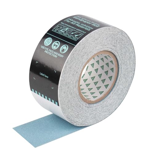 PSA Schleifpapierrolle, Körnung 120, Longboard, 2-3/4 Zoll breit, 20 Meter lang, selbstklebendes Schleifpapier für Auto und Holzbearbeitung PSA Schleifpapierrolle, Körnung 120, Longboard, 2-3/4 Zoll breit, 20 Meter lang, selbstklebendes Schleifpapier für Auto und Holzbearbeitung von FASTPLUS