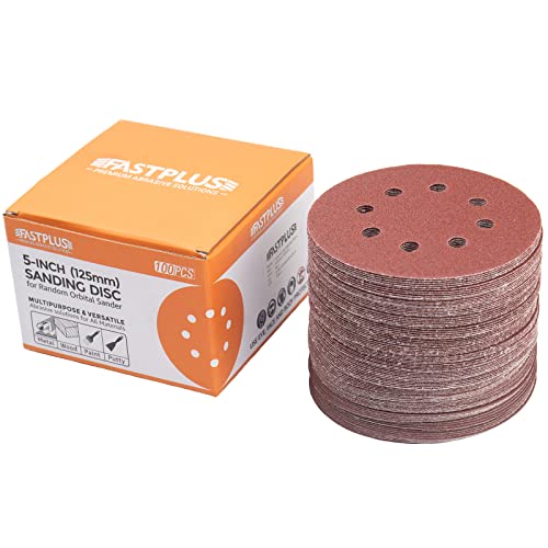 Schleifpapier 125mm Klett 100 Stück 8 Löcher 125mm Schleifscheiben 10 x 40/60/80/120/180/240/320/400/600/800 Gemischte Körnung Sortiertes Schleifpapier für Exzenterschleifer Schleifpapier 125mm Klett 100 Stück 8 Löcher 125mm Schleifscheiben 10 x 40/60/80/120/180/240/320/400/600/800 Gemischte Körnung Sortiertes Schleifpapier für Exzenterschleifer von FASTPLUS