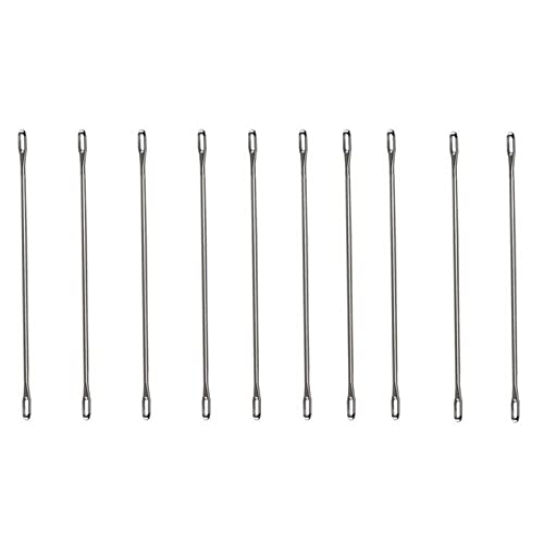 FASTROHY Doppeläugige Transfernadeln für 4,5 mm Standard-Brother-Strickmaschinen, 10 Stück von FASTROHY