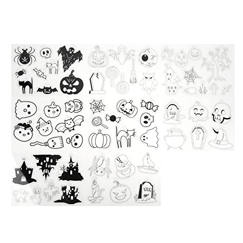 FAUOSWUK 8pcs Hitzeschrinkblätter, Halloween -Stil DIY Shrinky Paper Art -Filme für Keychain -Schmuck, mit Leicht zu Kreieren Designs FAUOSWUK 8pcs Hitzeschrinkblätter, Halloween -Stil DIY Shrinky Paper Art -Filme für Keychain -Schmuck, mit Leicht zu Kreieren Designs von FAUOSWUK