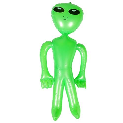 FAVOMOTO Aufblaspuppe Aufblasbarer Alien Marsmann Aufblasbarer Geist Halloween Aufblasbarer Alien Alien Raumschiff Party Zubehör Alien Inflatable Halloween Toys Alien Party Dekorationen von FAVOMOTO