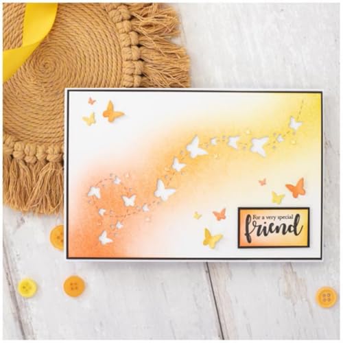 FAWENUCY Scrapbooking-Stanzformen, rechteckiger Rahmen, Metall-Stanzformen für Kartenherstellung, Papierbastel-Stanzschablone, Hintergrundprägeschablonen, DIY-Album-Dekor (Lace-Serie B, 15,6 x 4,2 cm) FAWENUCY Scrapbooking-Stanzformen, rechteckiger Rahmen, Metall-Stanzformen für Kartenherstellung, Papierbastel-Stanzschablone, Hintergrundprägeschablonen, DIY-Album-Dekor (Lace-Serie B, 15,6 x 4,2 cm) von FAWENUCY