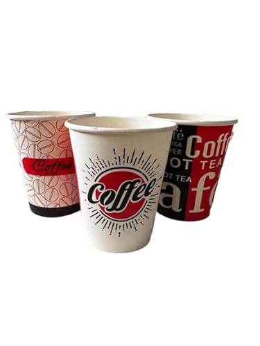 FB CUP Pappbecher 8 oz 200 ml, beste Qualität, undurchlässig, Pro karton 1.000 stk. von FB CUP