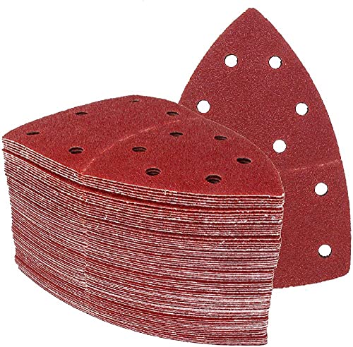 Dreiecks-Schleifblätter, Dreiecks-Schleifpads 10 Stück selbstklebendes Schleifpapier Dreieck 11 Löcher Deltaschleifer Hakenschleifpapier Scheibe Schleifwerkzeuge for Polieren Körnung 40-2000(2000 Grit Dreiecks-Schleifblätter, Dreiecks-Schleifpads 10 Stück selbstklebendes Schleifpapier Dreieck 11 Löcher Deltaschleifer Hakenschleifpapier Scheibe Schleifwerkzeuge for Polieren Körnung 40-2000(2000 Grit von FBANULPEX